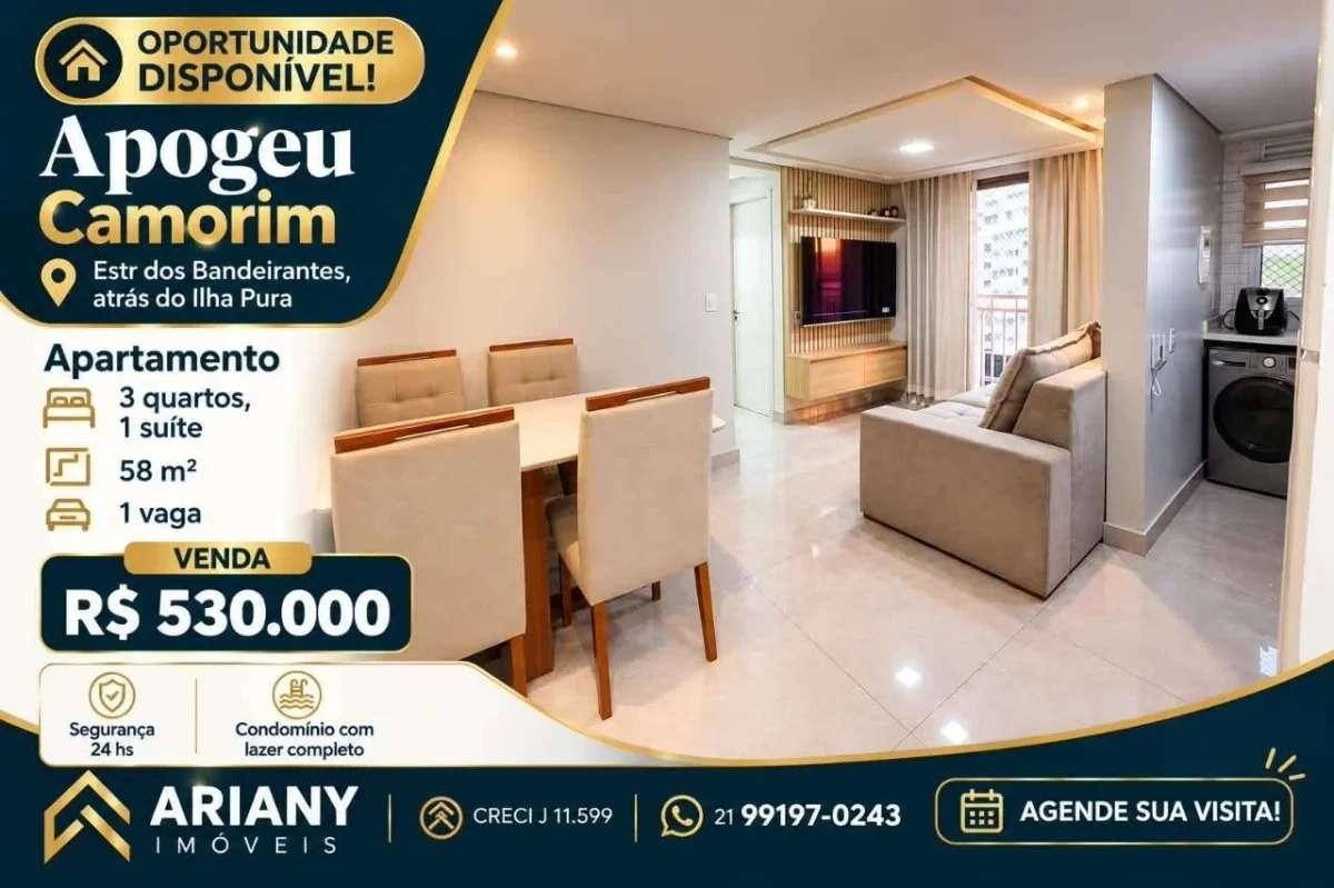 • Apogeu | Barra Olímpica • Apartamento 3 quartos • - Ariany Imóveis e Consultoria Imobiliária