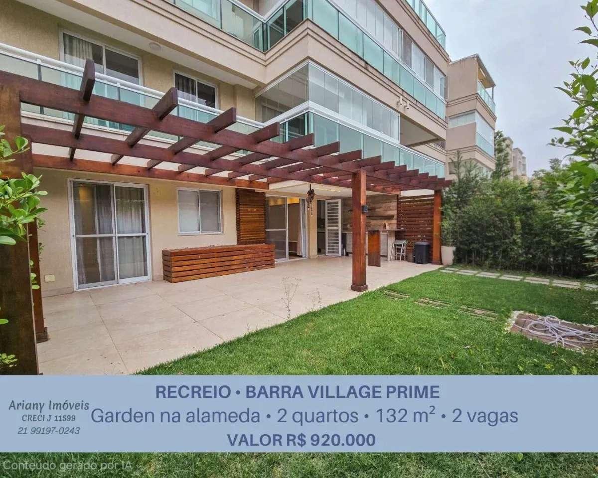 Barra Village Prime | Garden alameda 2 quartos 132 m² |  2 vagas