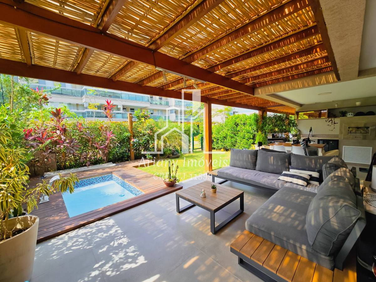 Barra Village Prime | Lindo Apto Garden 2 quartos 134 m² no Recreio