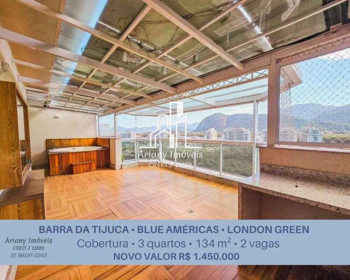 Blue London Green | Cobertura Duplex 3 quartos 134 m² na Barra da Tijuca - Ariany Imóveis e Consultoria Imobiliária