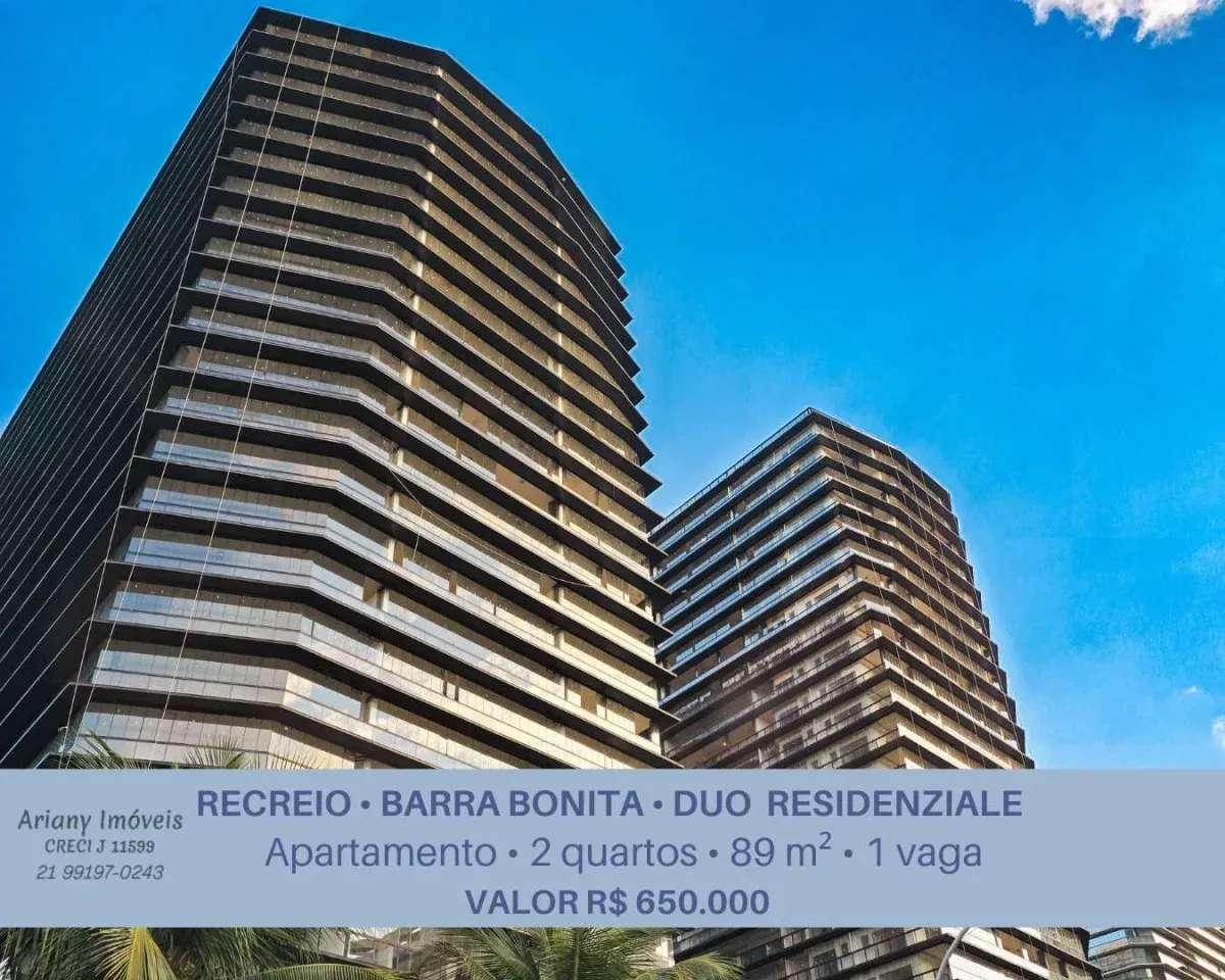 Duo Residenziale Barra Bonita | Apartamento 2 quartos  89 m² - Recreio  - Ariany Imóveis e Consultoria Imobiliária