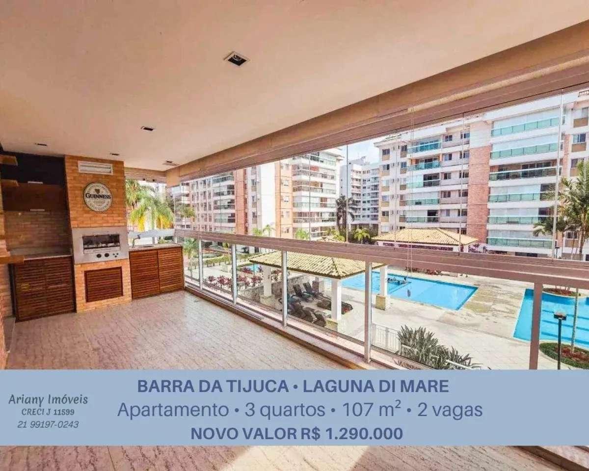 Laguna di Mare • Apartamento 3 quartos | Riviera da Lagoa Barra da Tijuca - Ariany Imóveis e Consultoria Imobiliária