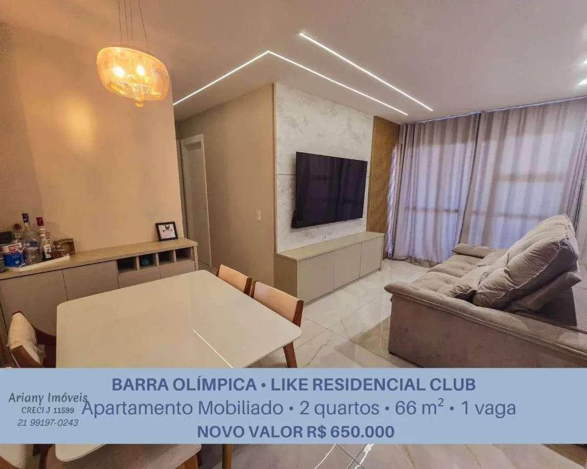 • Like Residencial | Apartamento mobiliado 2 quartos, 1 suíte 66 m² - Barra Olímpica • @arianyimoveis - Ariany Imóveis e Consultoria Imobiliária