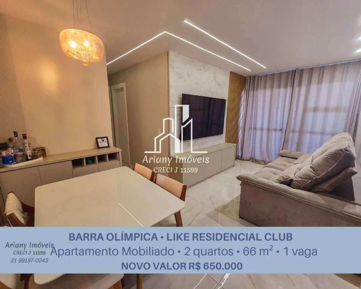 • Like Residencial | Apartamento Mobiliado 2 quartos, 1 suíte 66 m² - Barra Olímpica • @arianyimoveis