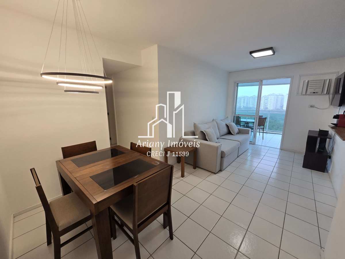 Locação Mobiliado Barra Sunday |  Apto 2 quartos 69 m² Av Salvador Allende - Ariany Imóveis e Consultoria Imobiliária