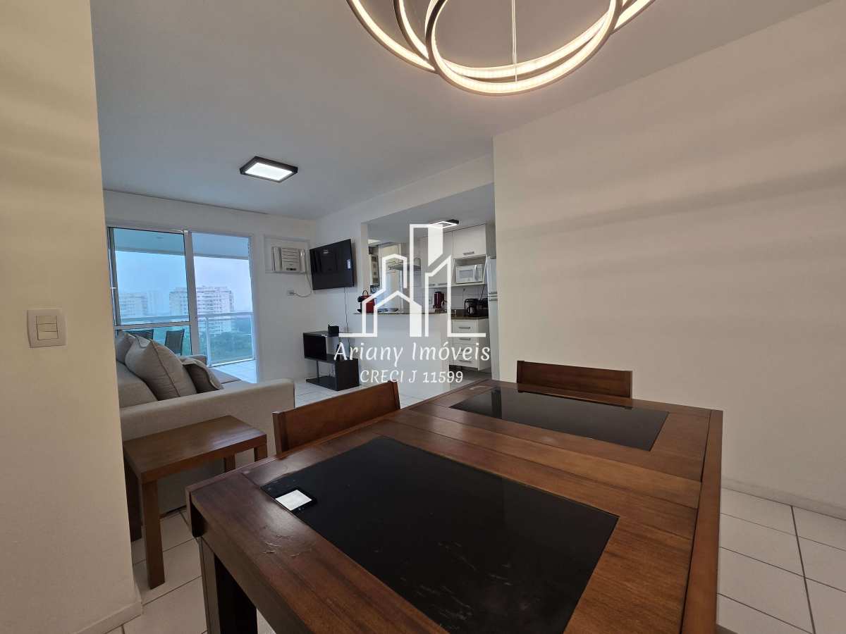 Locação Mobiliado Barra Sunday |  Apto 2 quartos 69 m² Av Salvador Allende - Ariany Imóveis e Consultoria Imobiliária