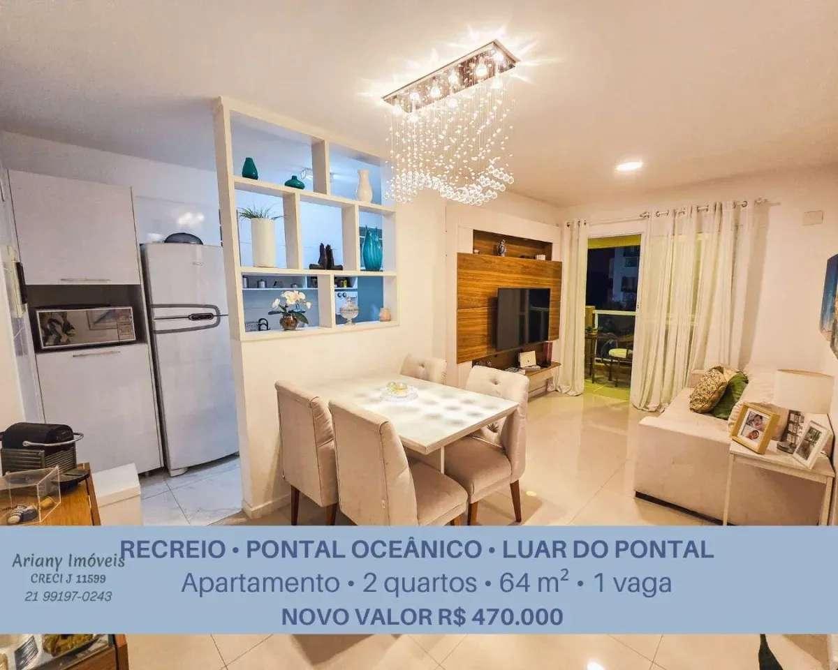 • Luar do Pontal - Apartamento 2 Quartos no Recreio • @arianyimoveis - Ariany Imóveis e Consultoria Imobiliária