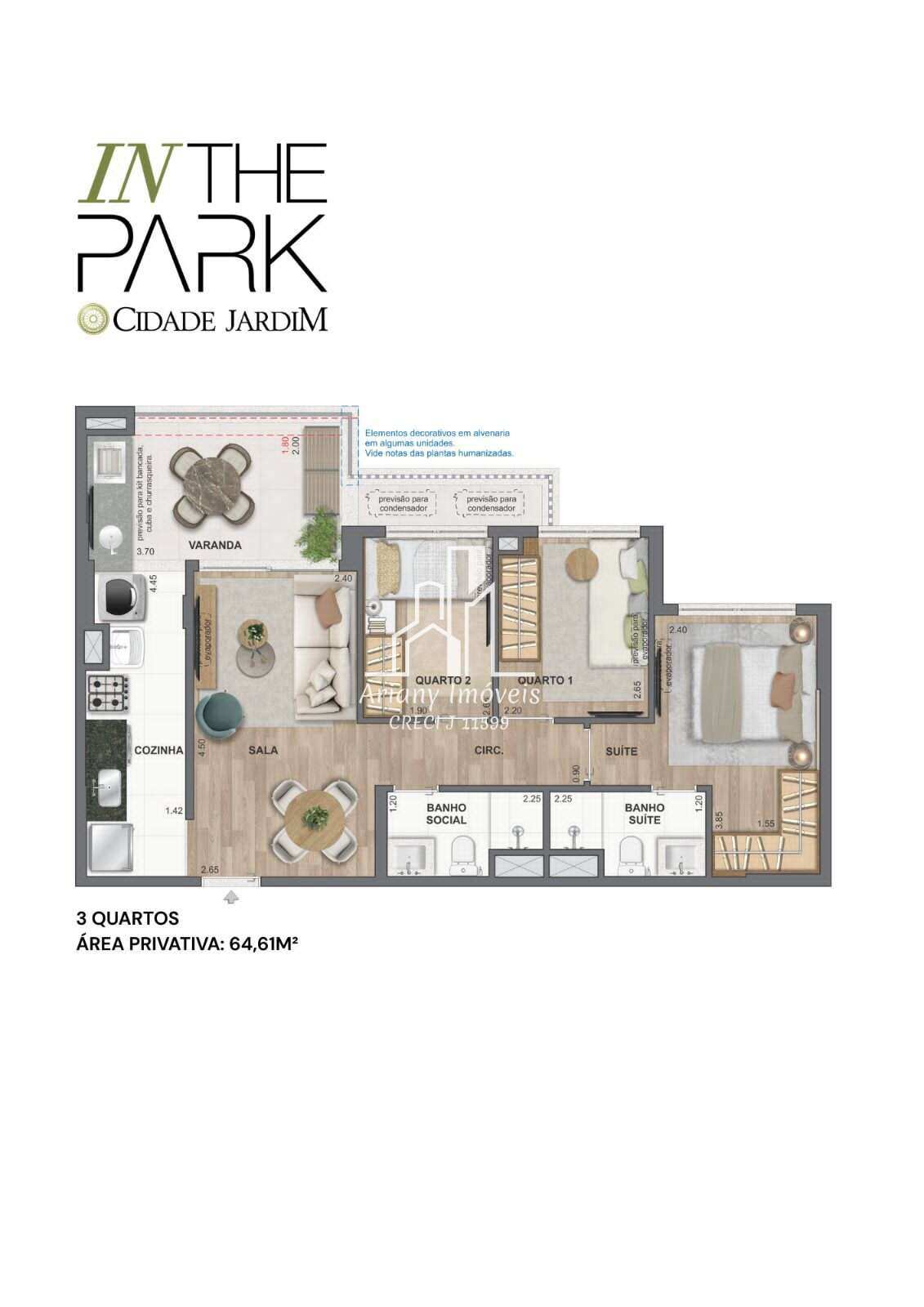 • In The Park | Lançamento Cidade Jardim - Barra Olimpica •  - Ariany Imóveis e Consultoria Imobiliária