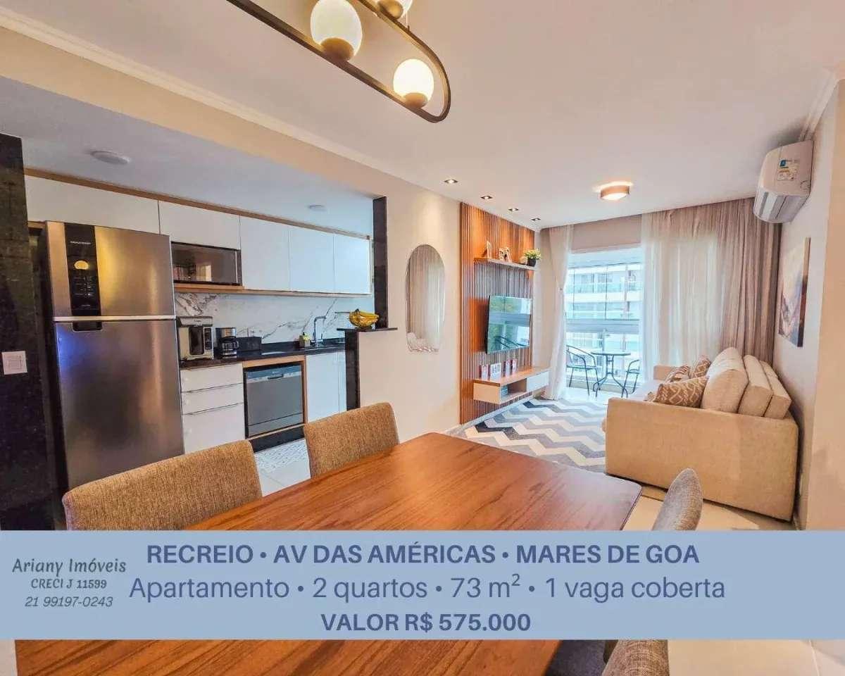 • Mares de Goa • Apartamento 2 quartos 73 m² | Recreio • - Ariany Imóveis e Consultoria Imobiliária