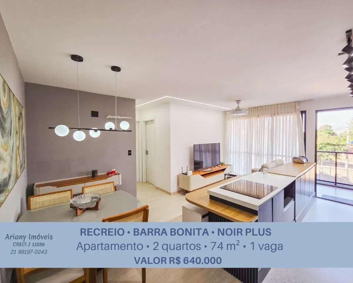 Noir Design Barra Bonita | Lindo apartamento 2 quartos - Recreio - Ariany Imóveis e Consultoria Imobiliária
