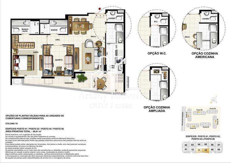 • Onda Carioca | Apartamento 2 quartos 72 m² no Recreio • - Ariany Imóveis e Consultoria Imobiliária