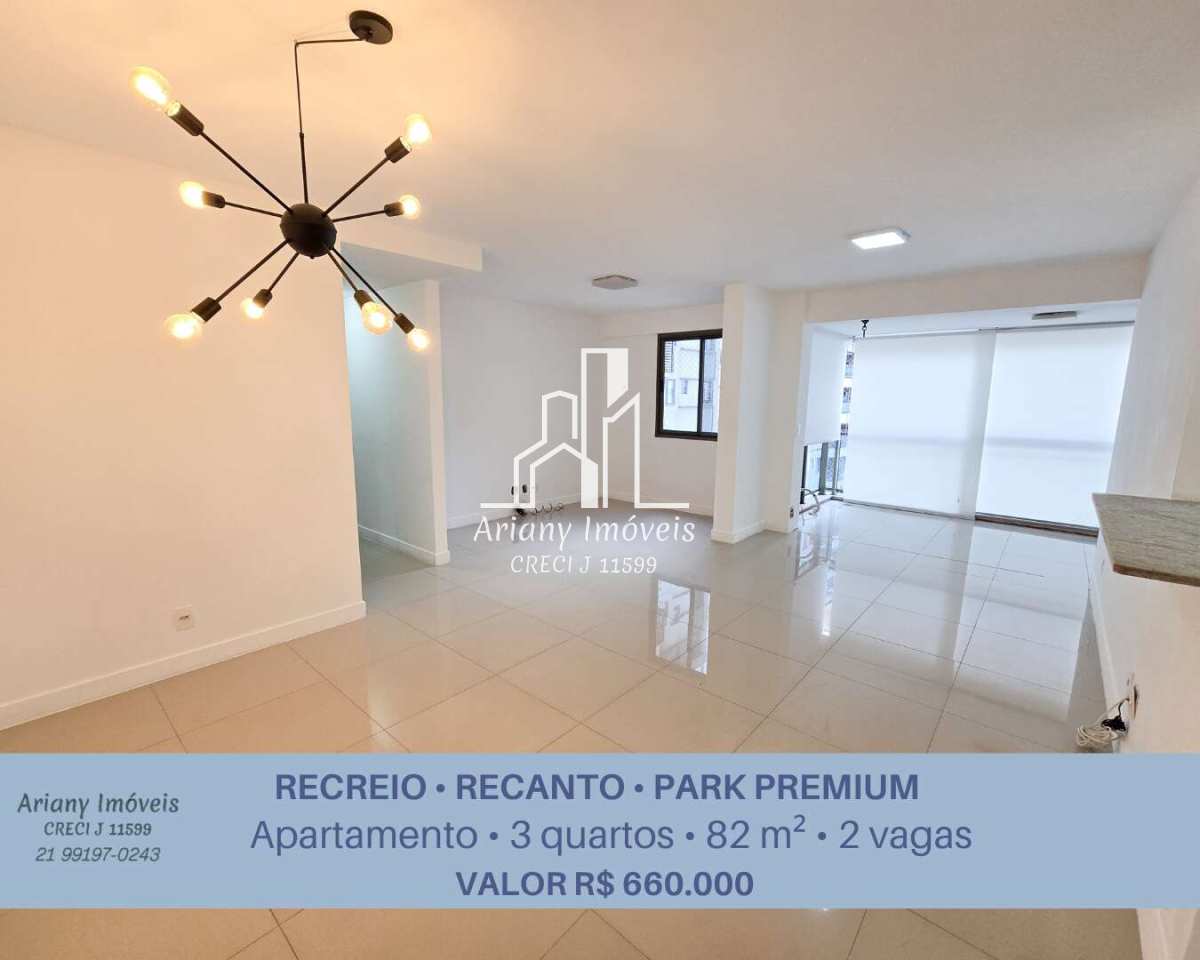 • Park Premium Residence | Apartamento 3 quartos  no Recreio - Ariany Imóveis e Consultoria Imobiliária