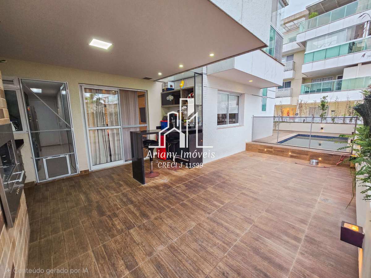 • Private Acqua Gourmet • Apto Garden 3 suítes 138 m² | Recreio •