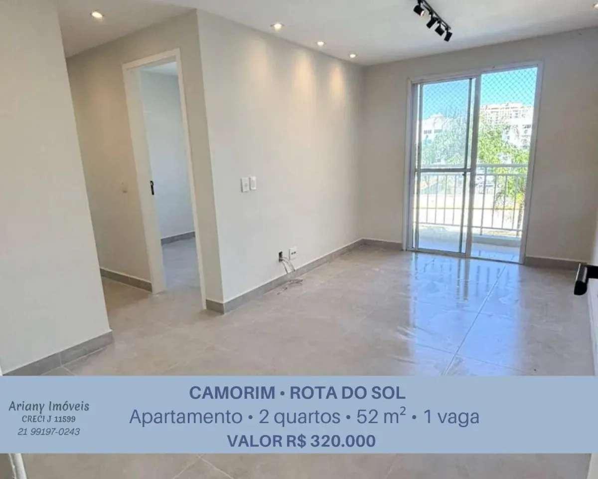 • Rota do Sol | Apartamento 2 quartos  52m²- Camorim •  - Ariany Imóveis e Consultoria Imobiliária