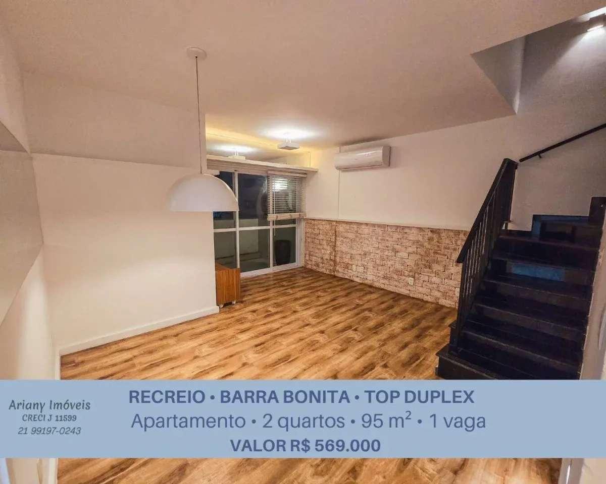 Top Duplex Barra Bonita | Apartamento 2 quartos 95 m² - Recreio  - Ariany Imóveis e Consultoria Imobiliária