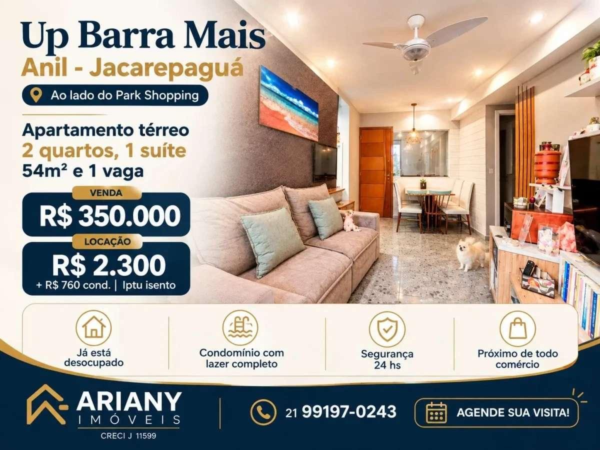 • Up Barra Mais | Apartamento 2 quartos - Jacarepaguá • @arianyimoveis