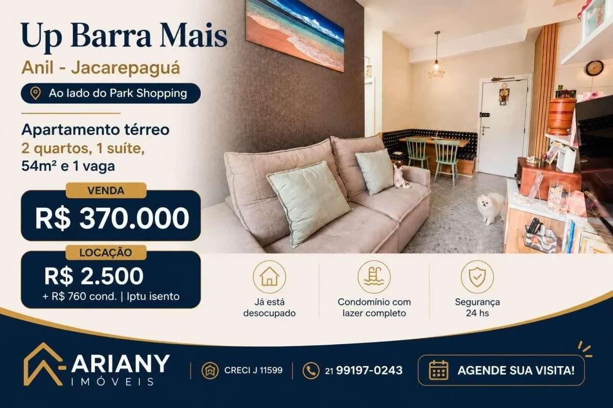 • Up Barra Mais | Apartamento 2 quartos - Jacarepaguá • @arianyimoveis