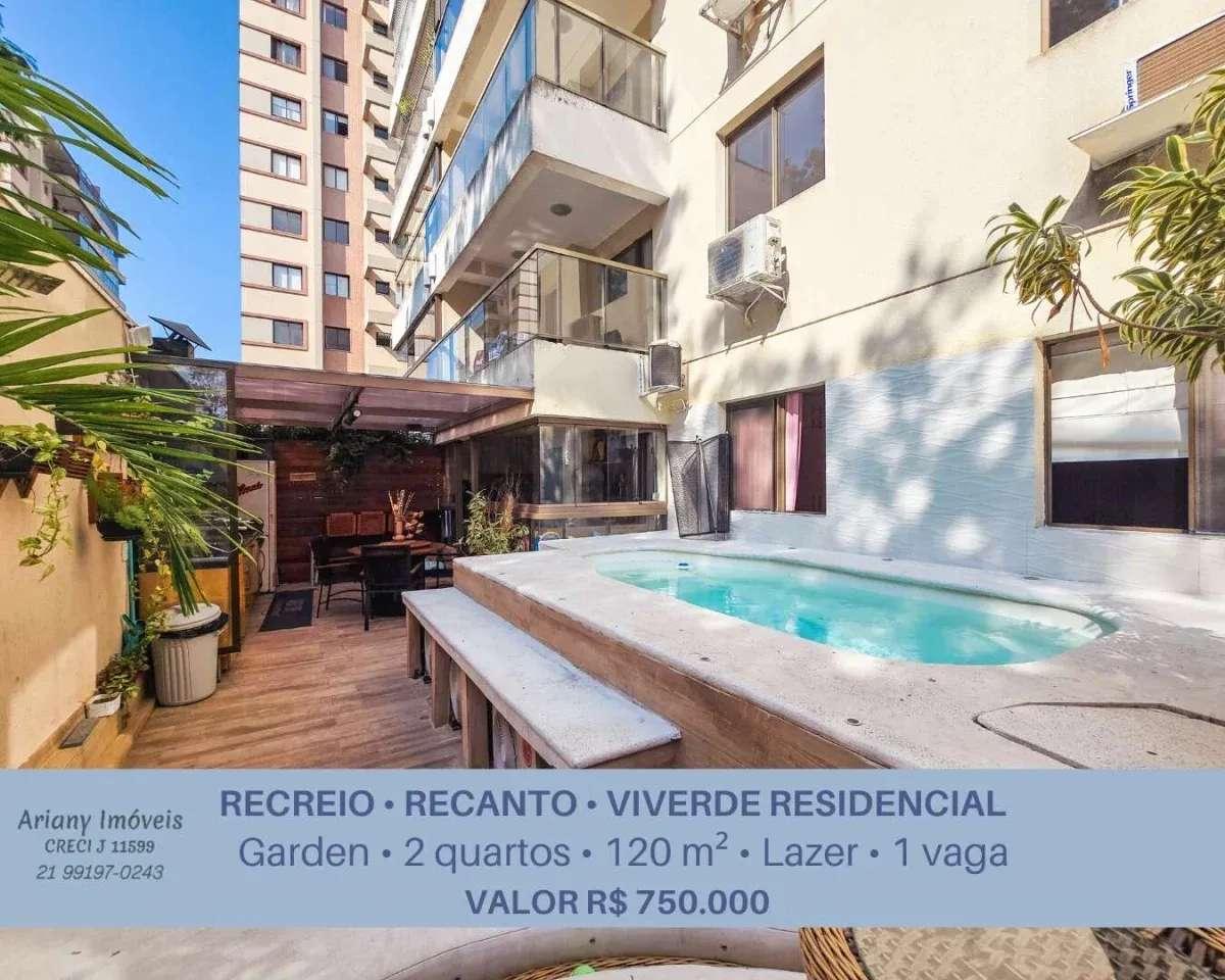 • Viverde • Apartamento garden 2 quartos | Recreio •