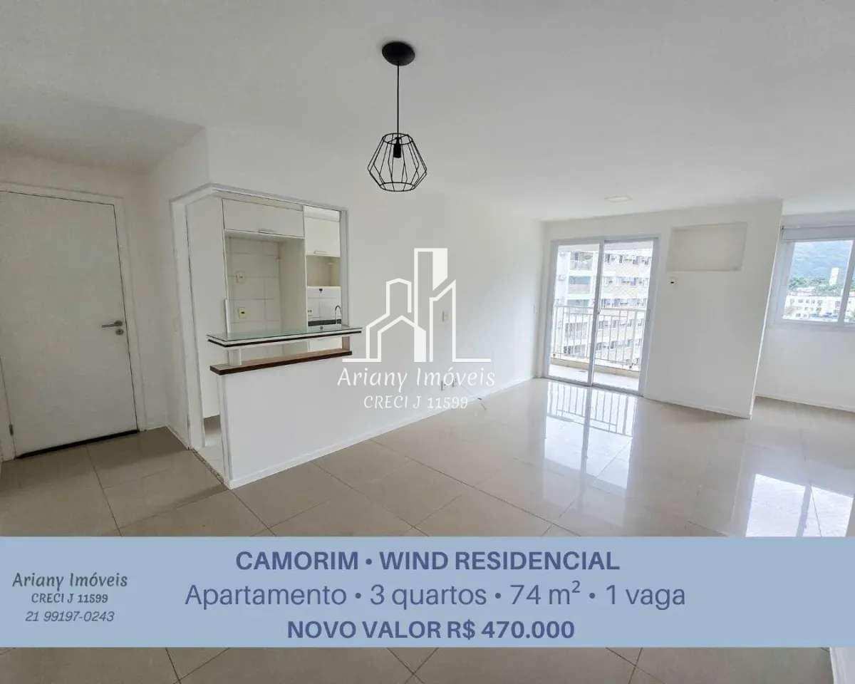 • Wind Residencial - Apartamento 3 quartos 74 m² | Camorim • @arianyimoveis - Ariany Imóveis e Consultoria Imobiliária