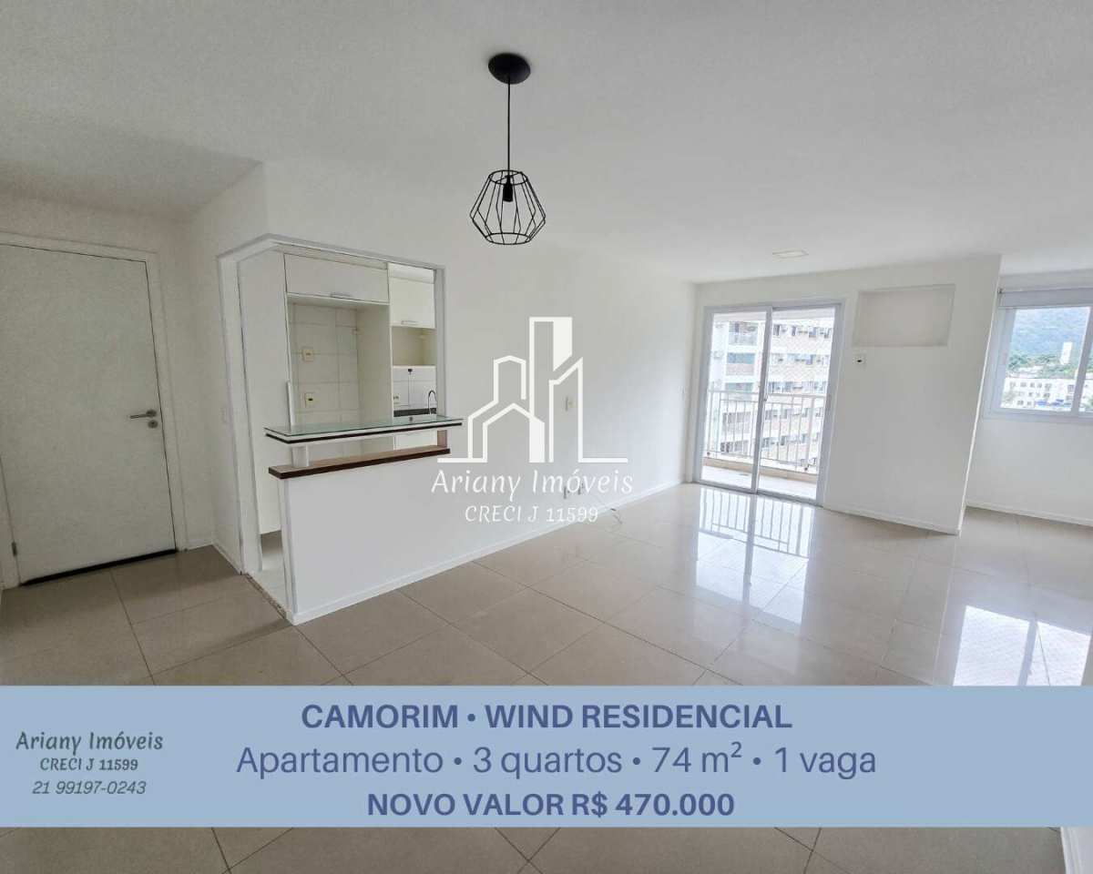 • Wind Residencial - Apartamento 3 quartos 74 m² | Camorim • @arianyimoveis - Ariany Imóveis e Consultoria Imobiliária