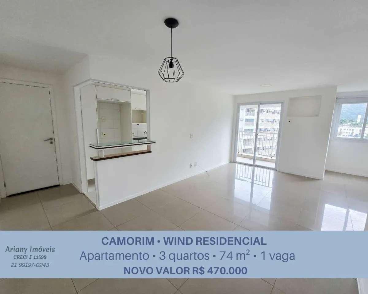 • Wind Residencial - Apartamento 3 quartos 74 m² | Camorim • @arianyimoveis - Ariany Imóveis e Consultoria Imobiliária