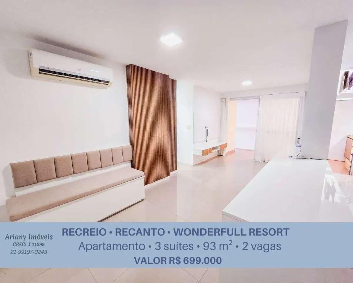 • Wonderfull Residence | Apartamento 3 suítes no Recreio - Sol da manhã